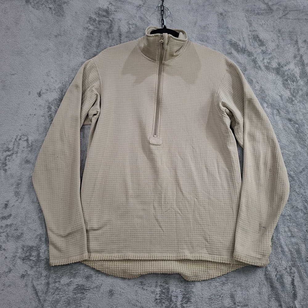 Military Shirt Mid Weight‎ Cold Weather Gen III Waffle Fleece Mens Sm-Reg